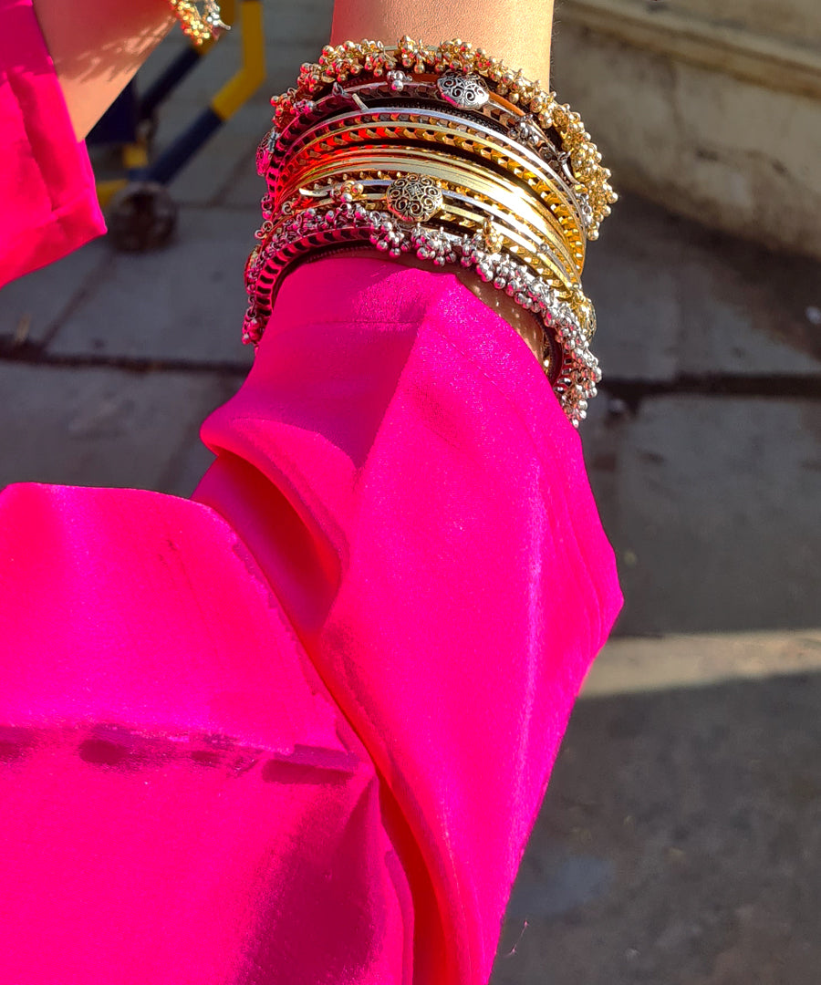 Thar Ghungroo Bangle - Gold Oxide Finish