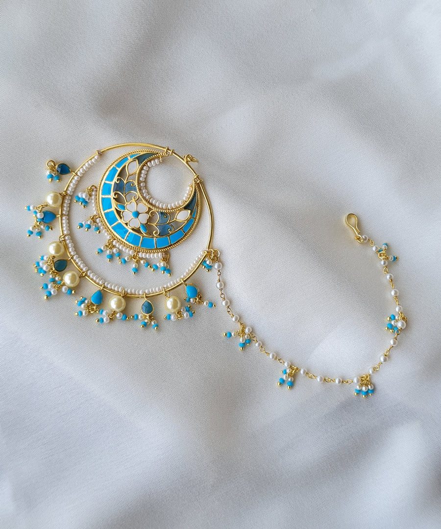 Feroza Blue Nath (Nose Ring)