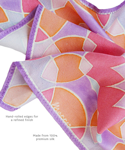 Classic pure silk pocket square for sophisticated formal and wedding looks.