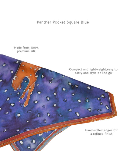 Luxury silk pocket square to complement suits, tuxedos, and ethnic wear.