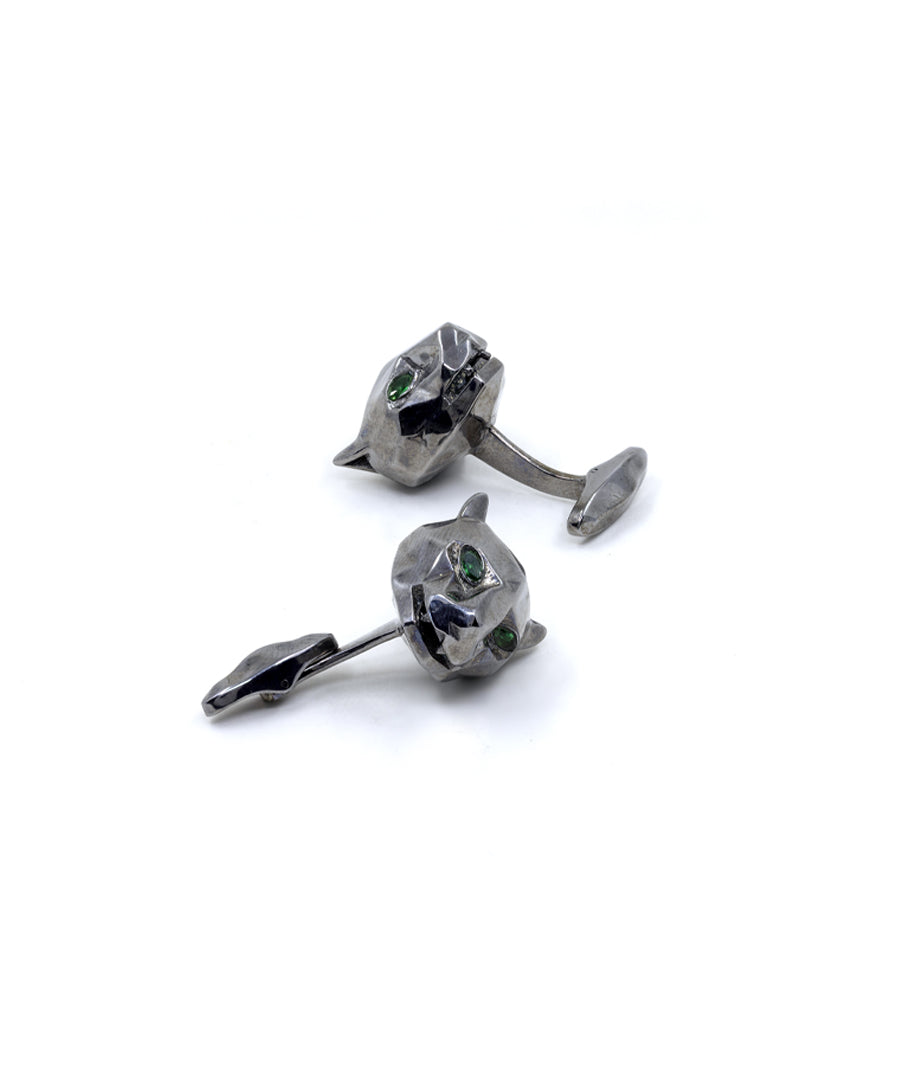 Untamed Black Panther Cufflinks