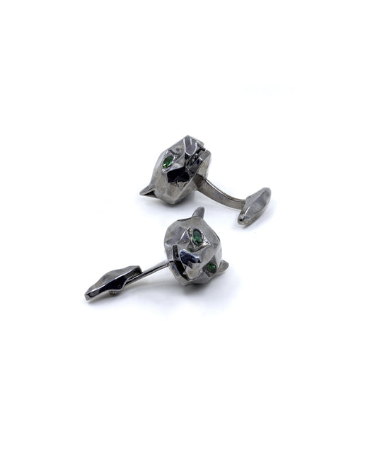 Untamed Black Panther Cufflinks