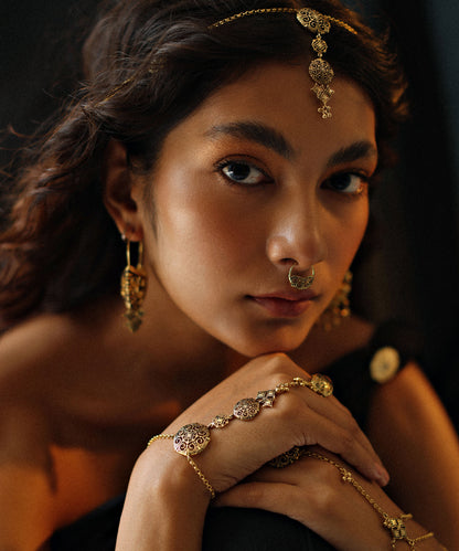 Thar Haathphool - Gold Oxide Finish