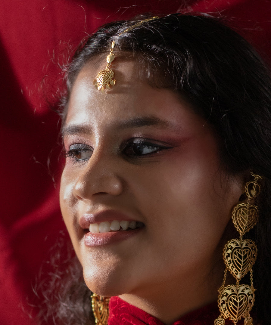 Rakaan Mang Tika — Gold Plated — Heart Shaped