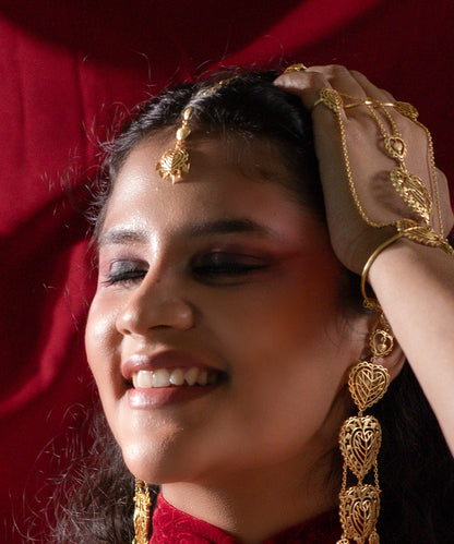 Rakaan Mang Tika — Gold Plated — Heart Shaped