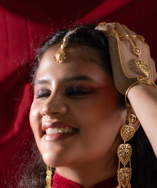 Rakaan Mang Tika — Gold Plated — Heart Shaped
