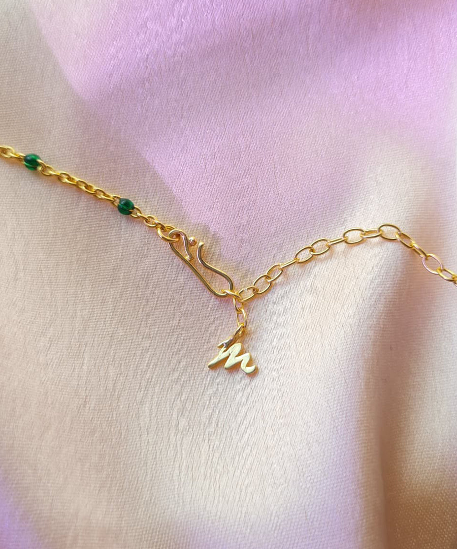 Rust Pink Kaleidoscope Chaos Charm Neckchain