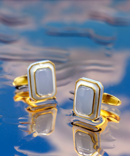 Ripple Blue Tranquil Vitamin Sea Cufflinks