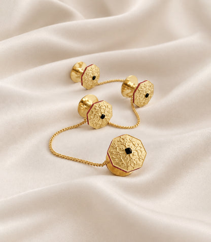 Goonj Kurta Buttons - Gold Plated