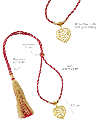 Rakaan Mini Long Pendant with Adjustable String