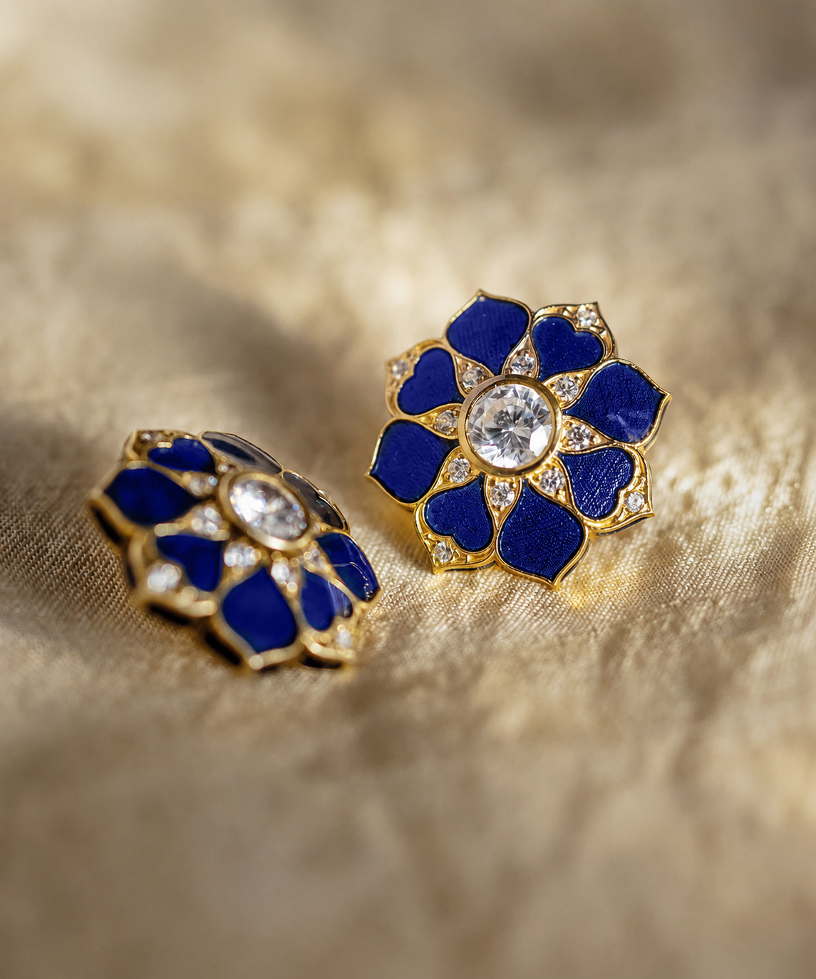 Rajwada Blue Sherwani Button for royal ethnic wear