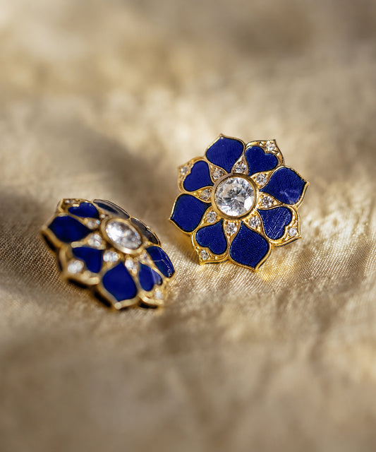 Rajwada Blue Sherwani Button for royal ethnic wear
