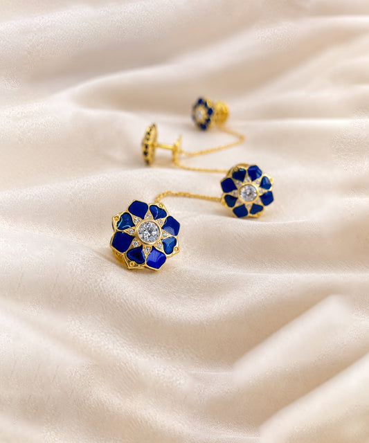 Rajwada Kurta Buttons Deep Blue