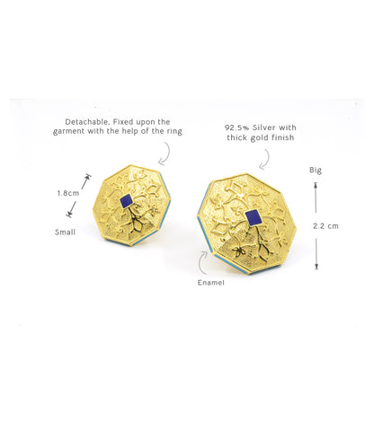 Goonj Sherwani Buttons - Gold Plated