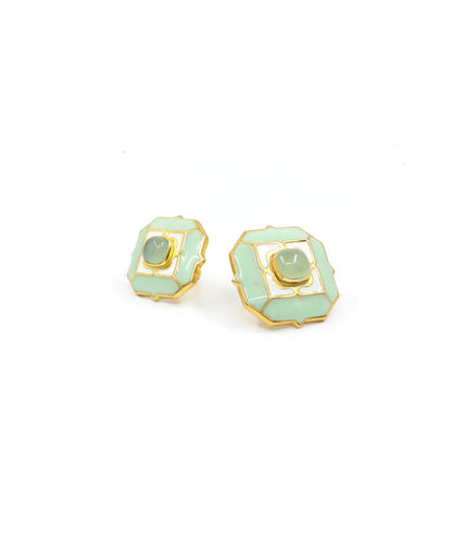 Foggy Green Tranquil Sherwani Buttons