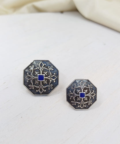 Goonj Sherwani Buttons - Silver Oxide Finish