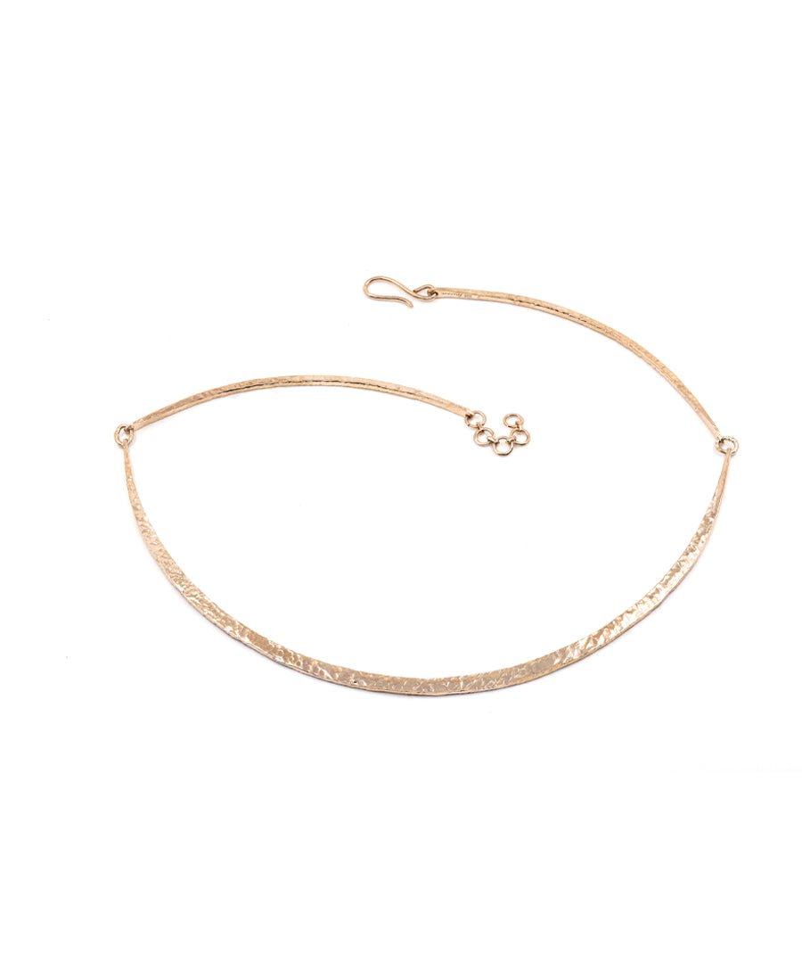 Purely handmade choker hasli necklace from untamed collection by manner.