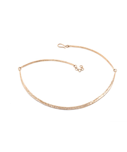 Purely handmade choker hasli necklace from untamed collection by manner.
