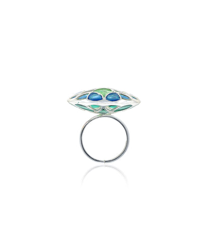 Rama Green Kaleidoscope Ring