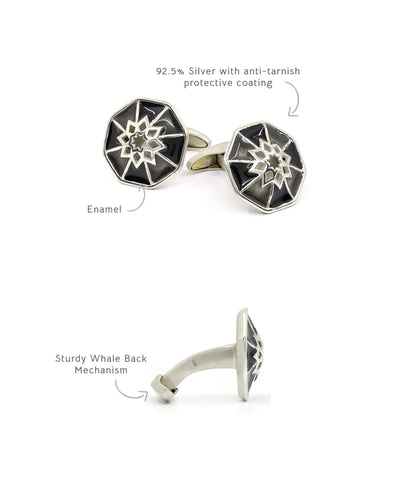 Black Dhoop Chaon Cufflinks