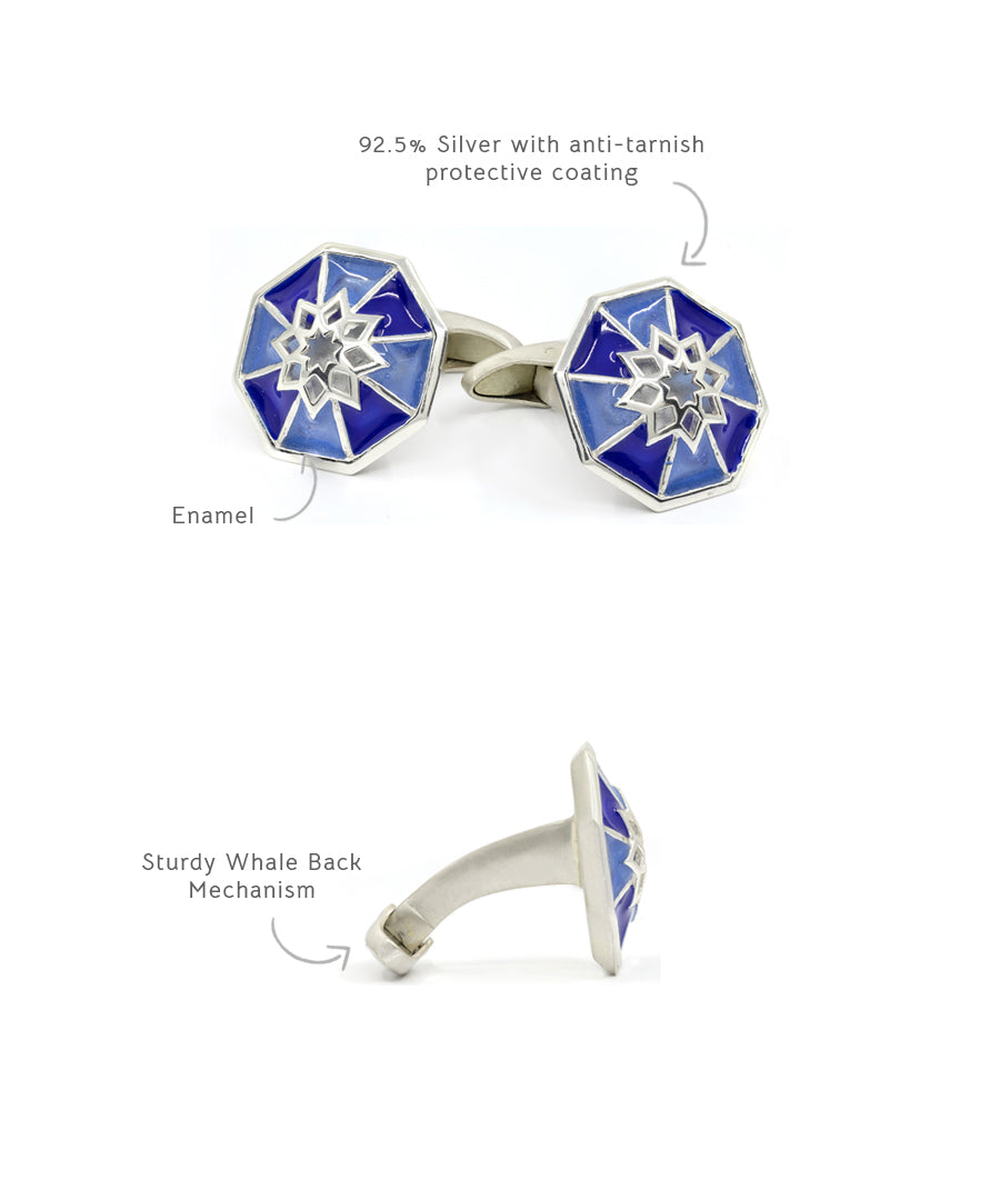 Blue Dhoop Chaon Cufflinks