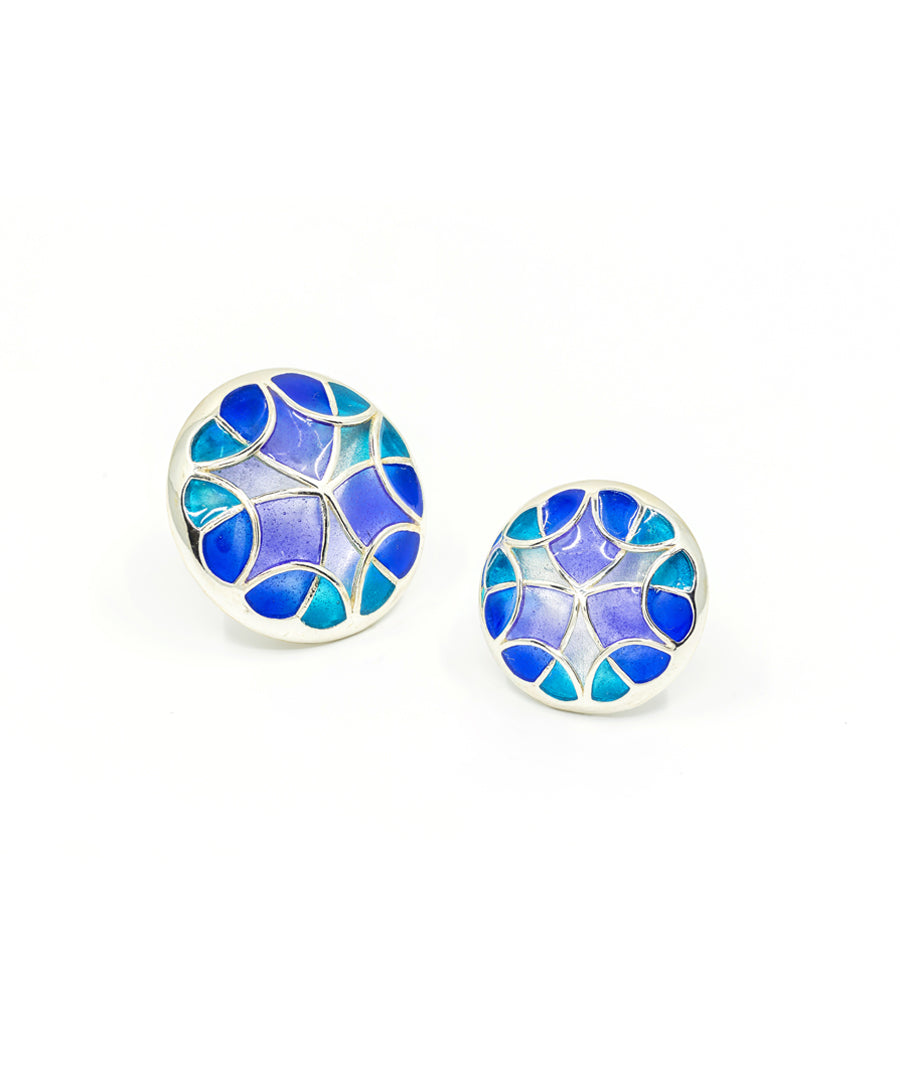 Aqua Blue Kaleidoscope Sherwani Buttons