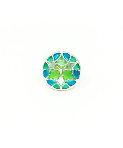 Rama Green Kaleidoscope Sherwani Buttons