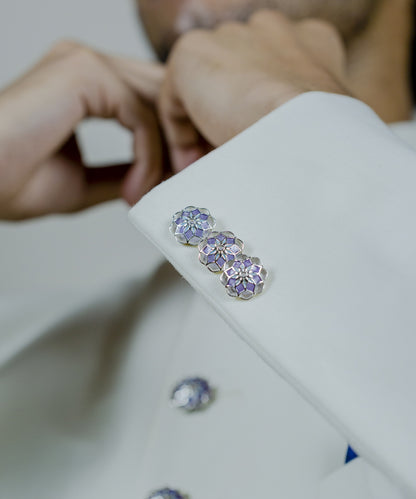 Purple Gulaal Sherwani Buttons