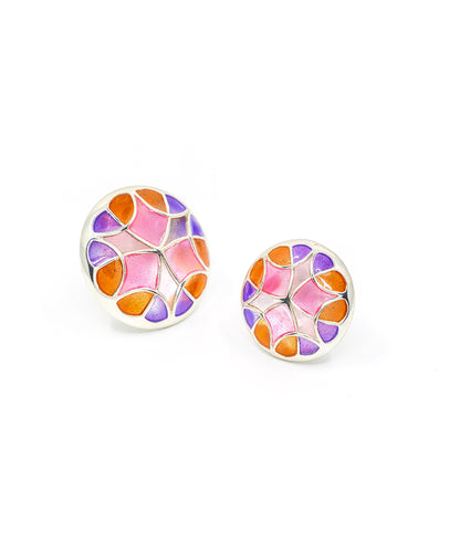 Rust Pink Kaleidoscope Sherwani Buttons