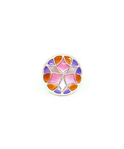 Rust Pink Kaleidoscope Sherwani Buttons