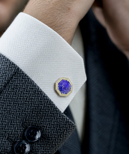 Lapiz Lazuli Tessesre Cufflinks