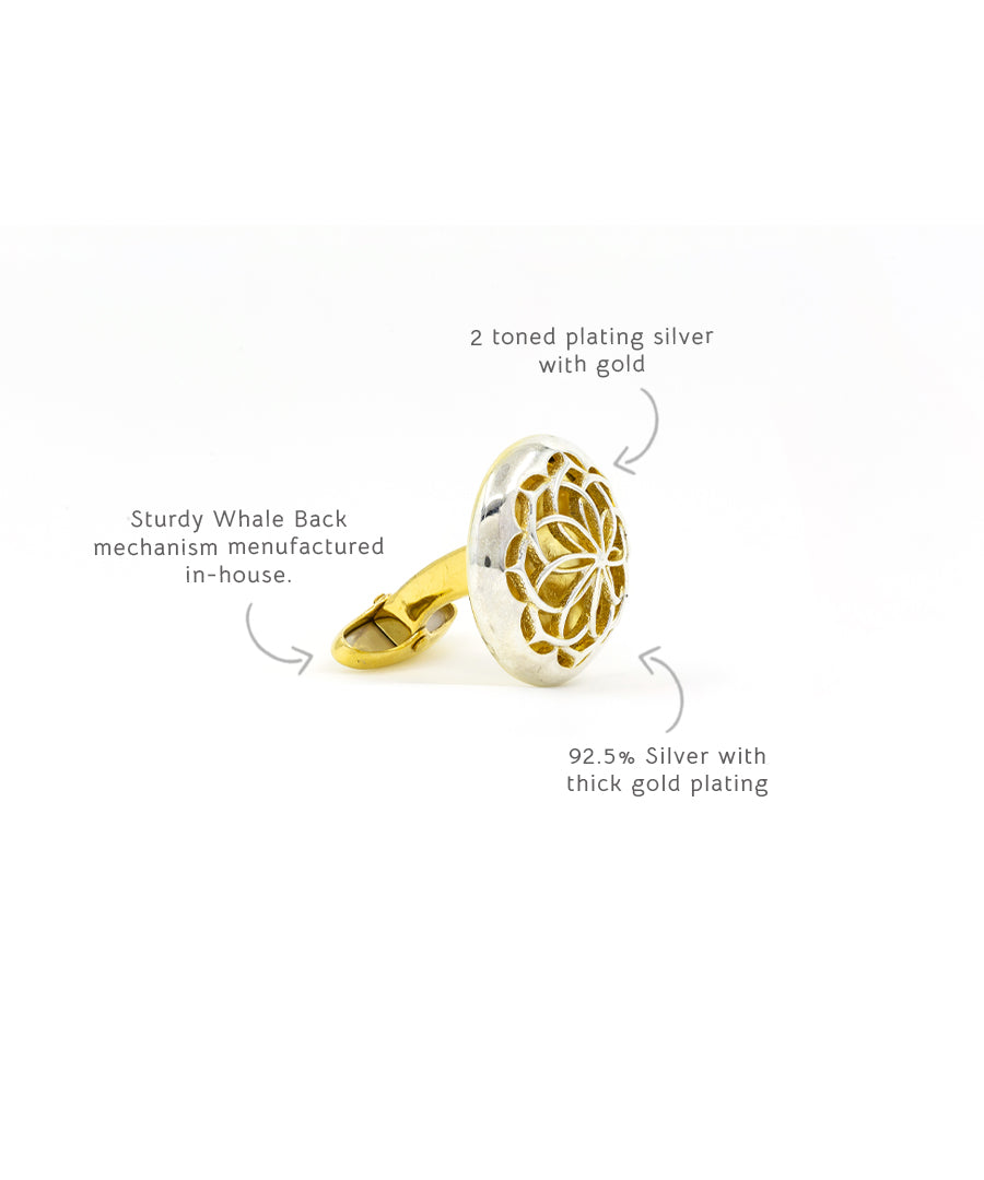 Gold Glimpse Cufflinks