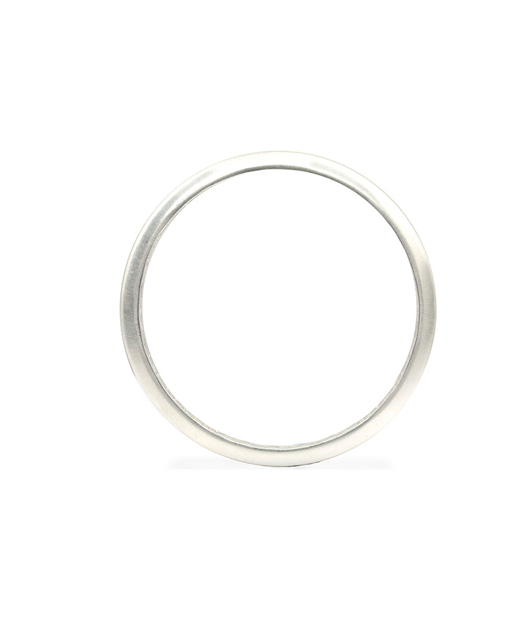 Silver kada bracelet.